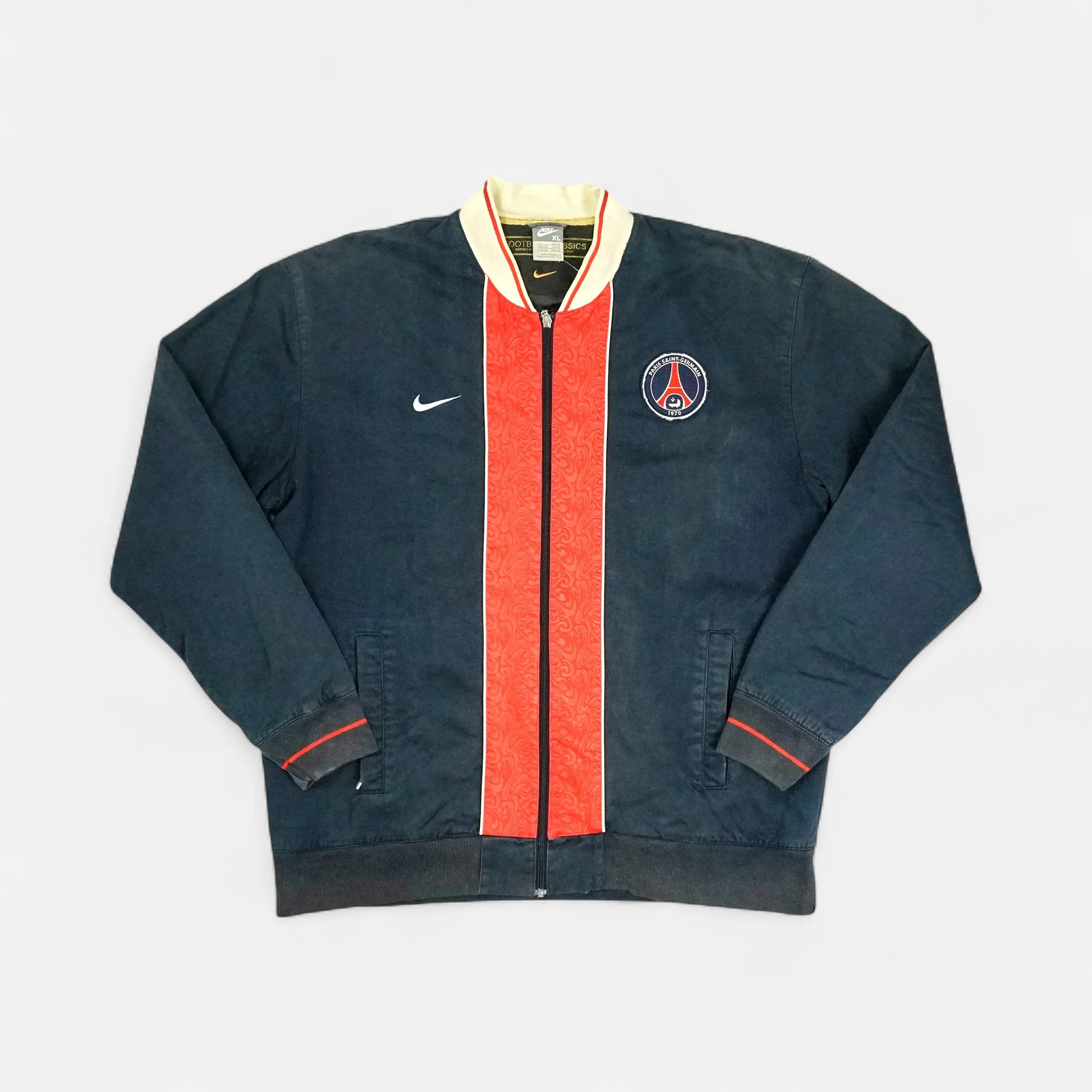 Paris Saint-germain 1998-1999 Nike Jacket (XL) – SourcedBySab Paris Saint-germain 1998-1999 Nike Jacket (XL) – SourcedBySab