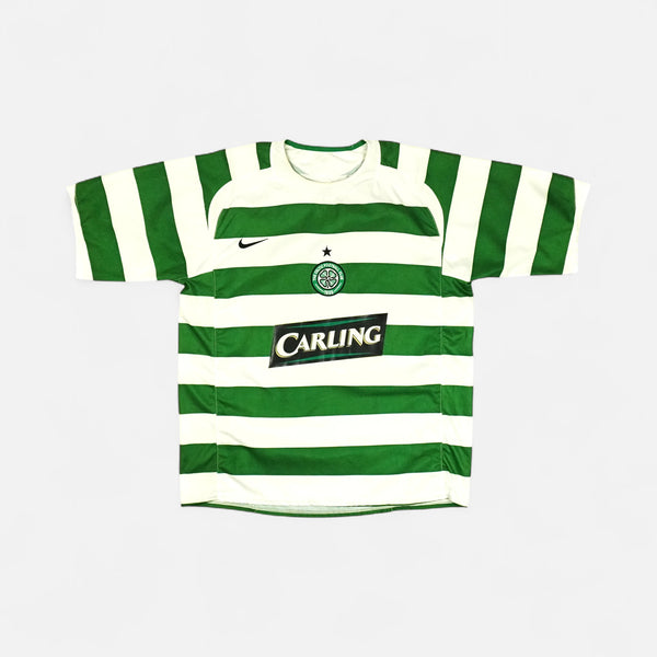 Celtic FC 緑白ストライプシャツ CARLING Celtic FC 緑白ストライプ