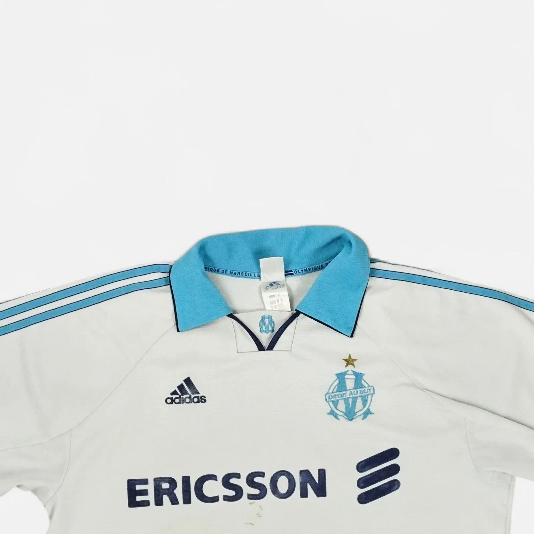 Olympique De Marseille 1998-1999 Adidas Home Jersey (XL)