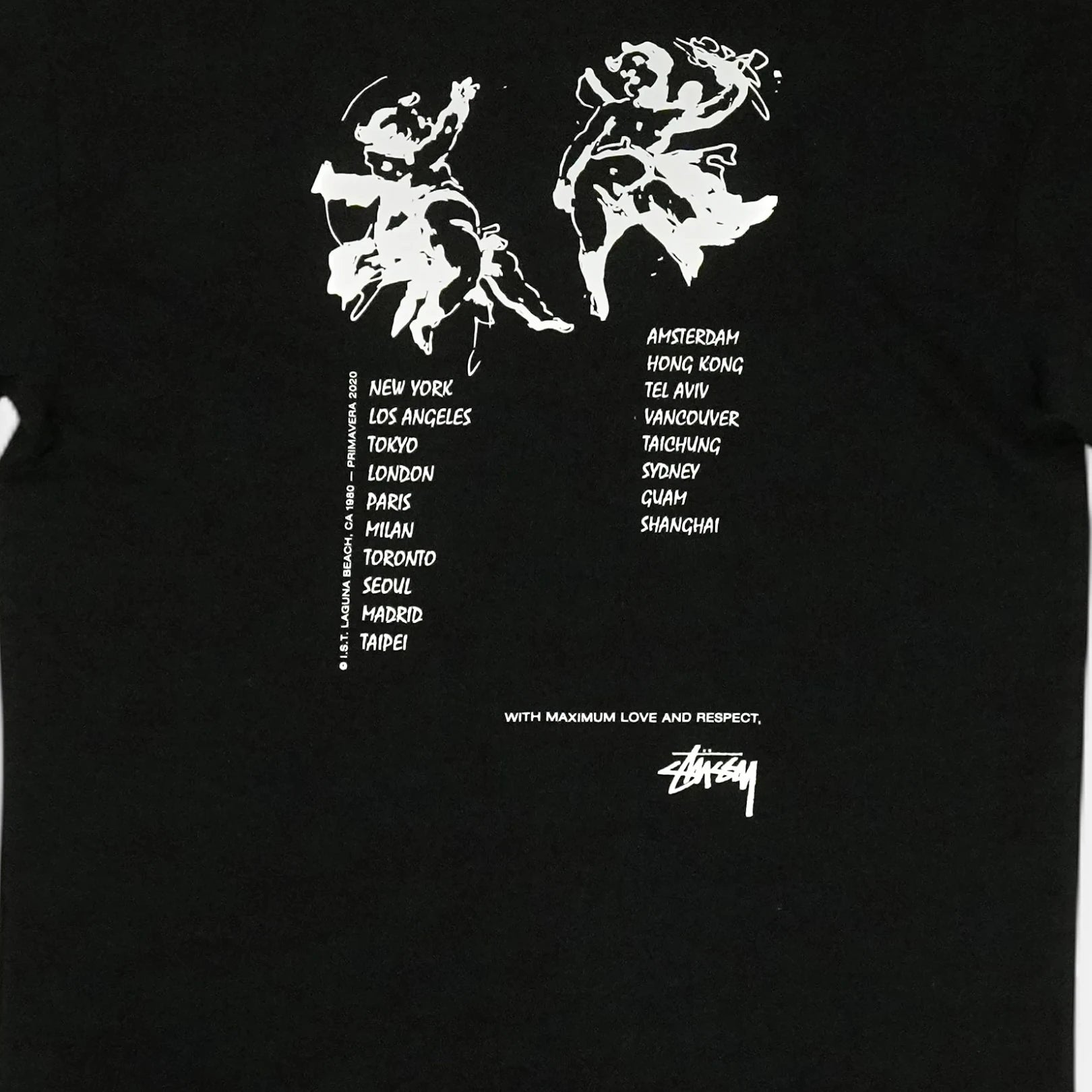 Stussy Black Angels T-shirt