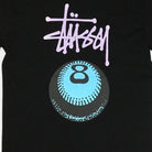 Stussy Black Blue 8 Ball Graphic T-shirt