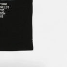 Stussy Black Statue Back Graphic T-Shirt