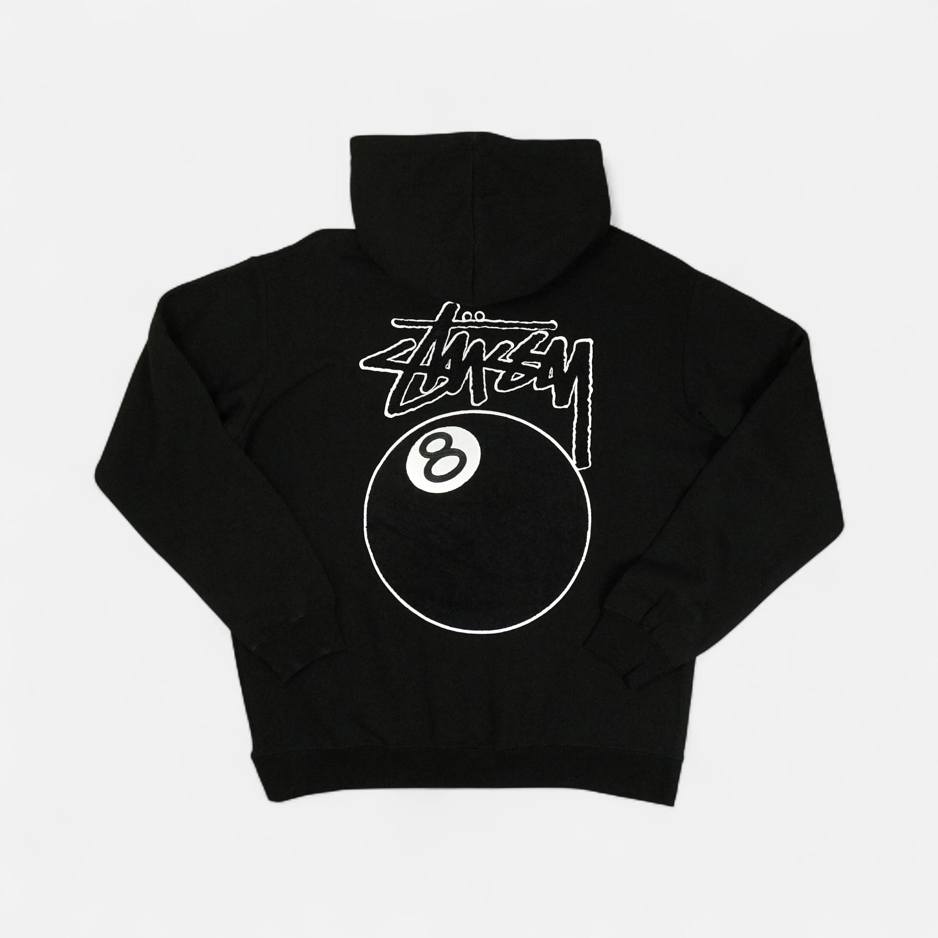 Stussy Black 8 Ball Embroidered Hoodie (L) – SourcedBySab Stussy Black 8 Ball Embroidered Hoodie (L) – SourcedBySab