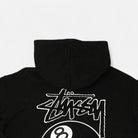 Stussy Black 8 Ball Embroidered Hoodie