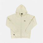 Stussy Beige Graphic Zip Up Hoodie