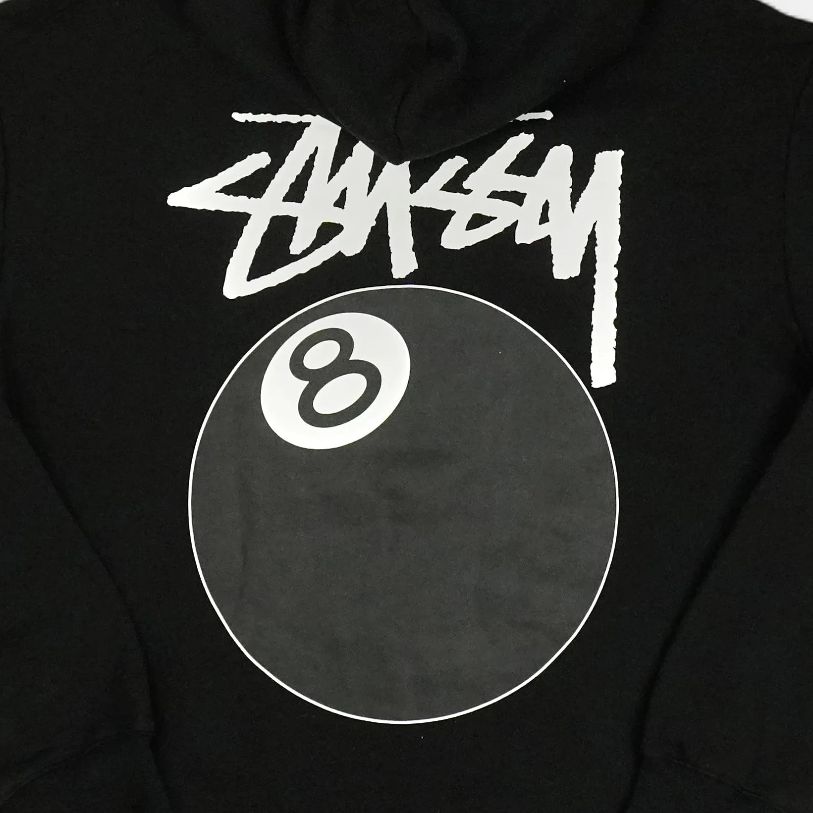 Stussy Black 8 Ball Printed Hoodie