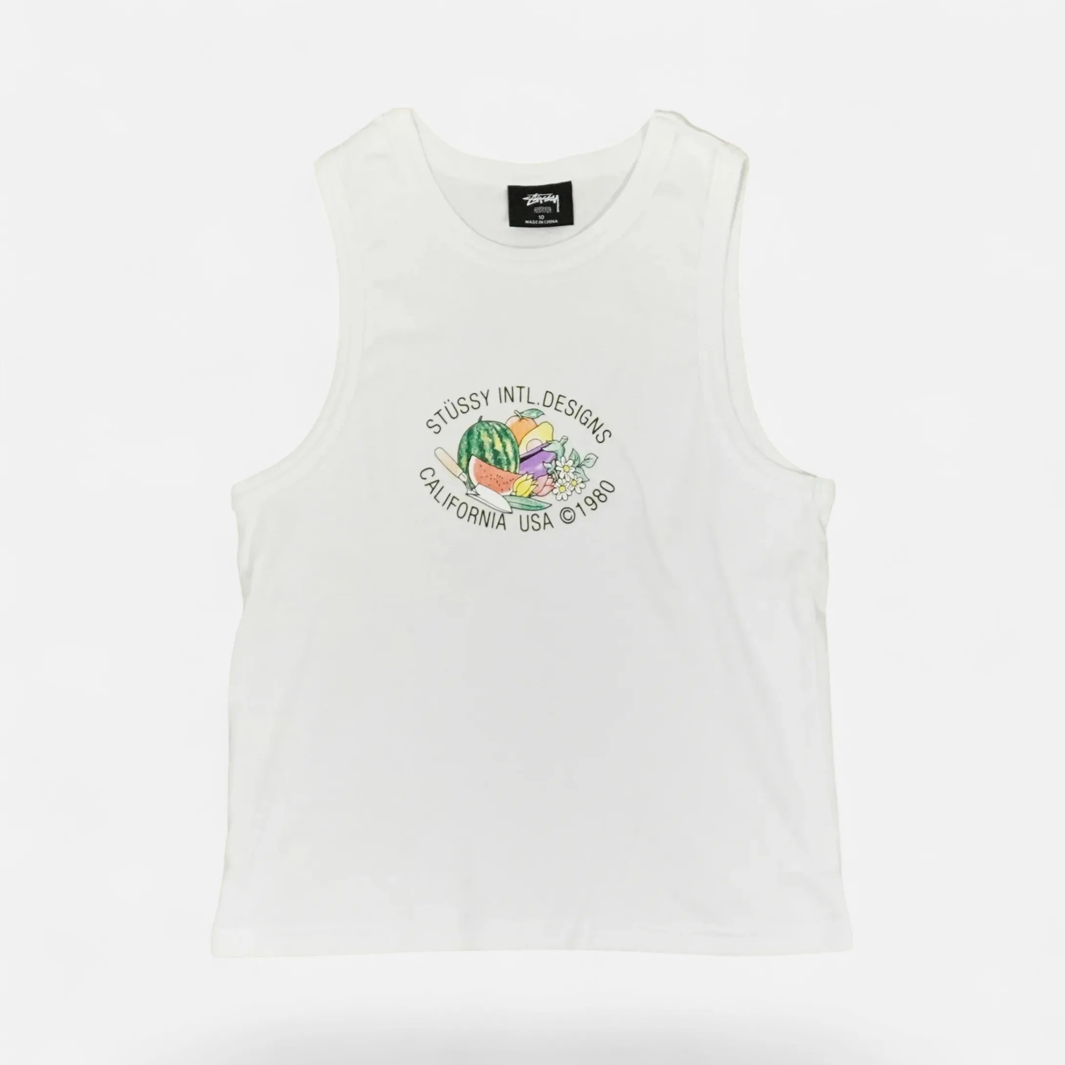Stüssy White Stüssy Intl. Designs Tank Top