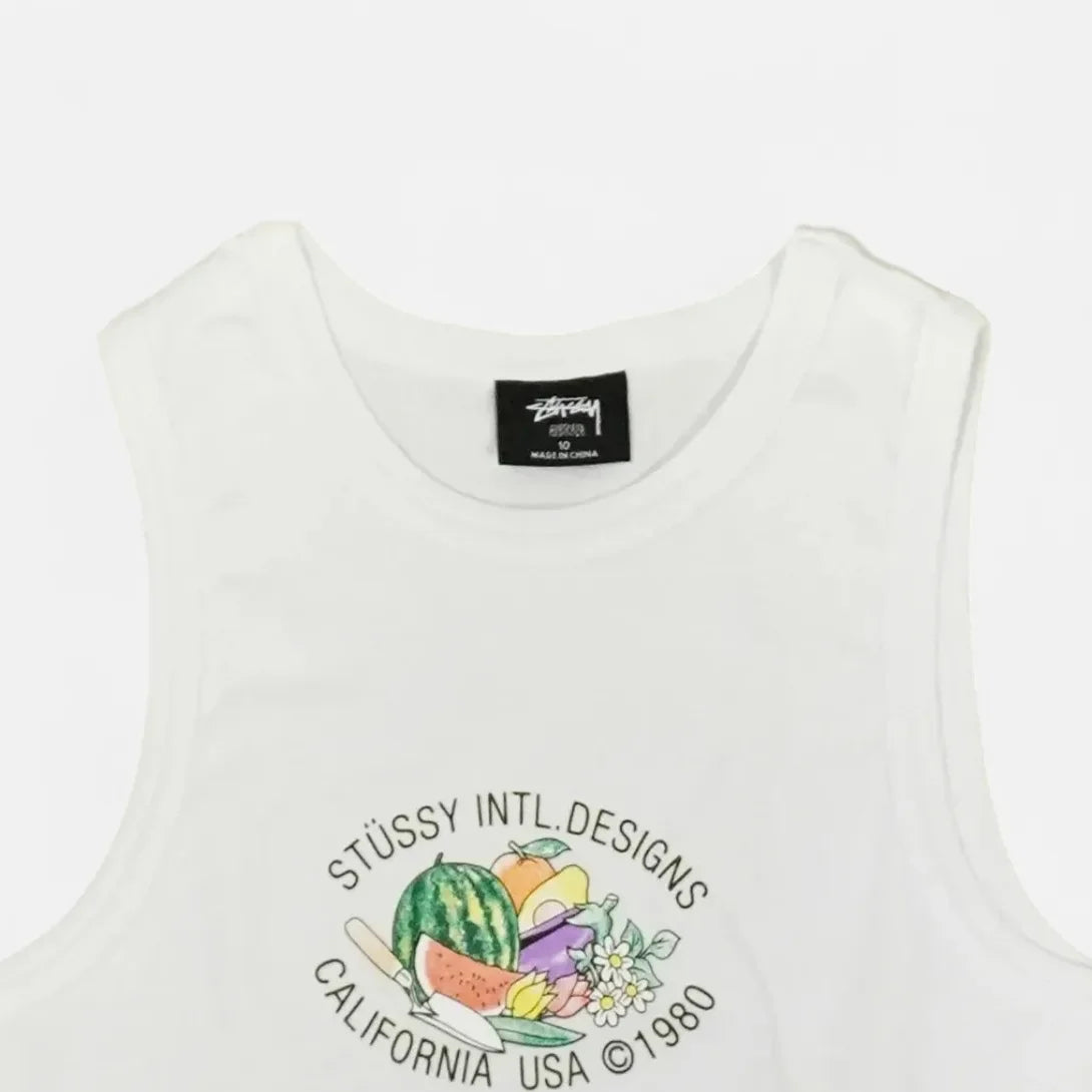 Stüssy White Stüssy Intl. Designs Tank Top