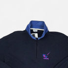 Vintage Sergio Tachini Navy quarter-zip (L)