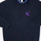 Vintage Sergio Tachini Navy quarter-zip (L)
