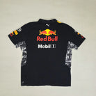 Vintage Puma Black Red Bull Polo Shirt (L)
