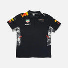 Vintage Puma Black Red Bull Polo Shirt (L)