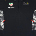 Vintage Puma Black Red Bull Polo Shirt (L)