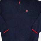 Vintage Fila Navy Pullover Fleece (XL)