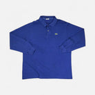 Vintage Lacoste Blue Long sleeve polo shirt (XL)