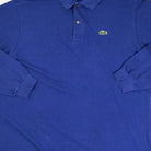 Vintage Lacoste Blue Long sleeve polo shirt (XL)