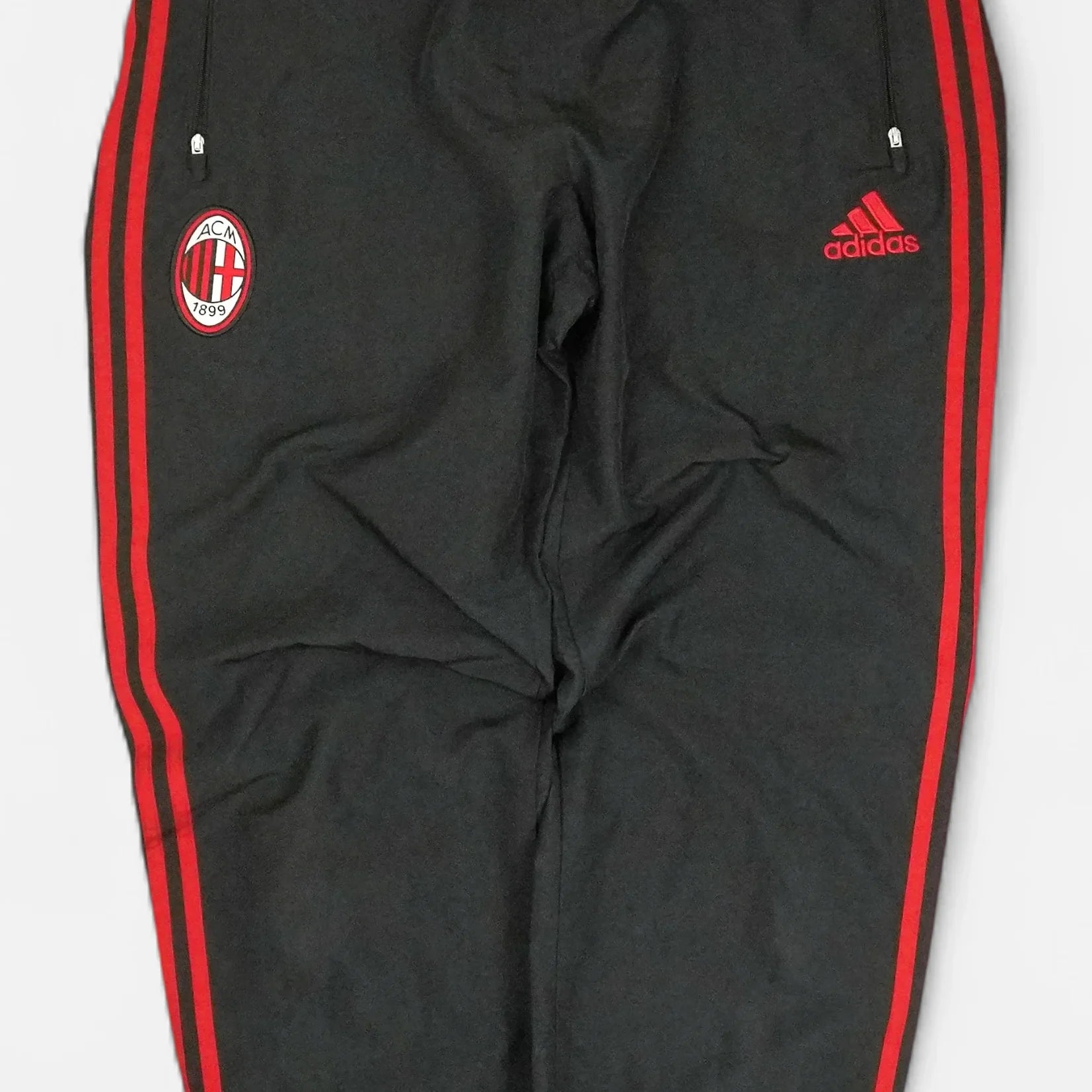 Vintage Adidas Black AC Milan Track pants (L)