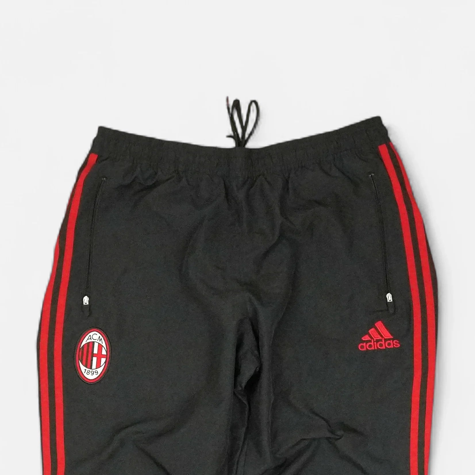 Vintage Adidas Black AC Milan Track pants (L)