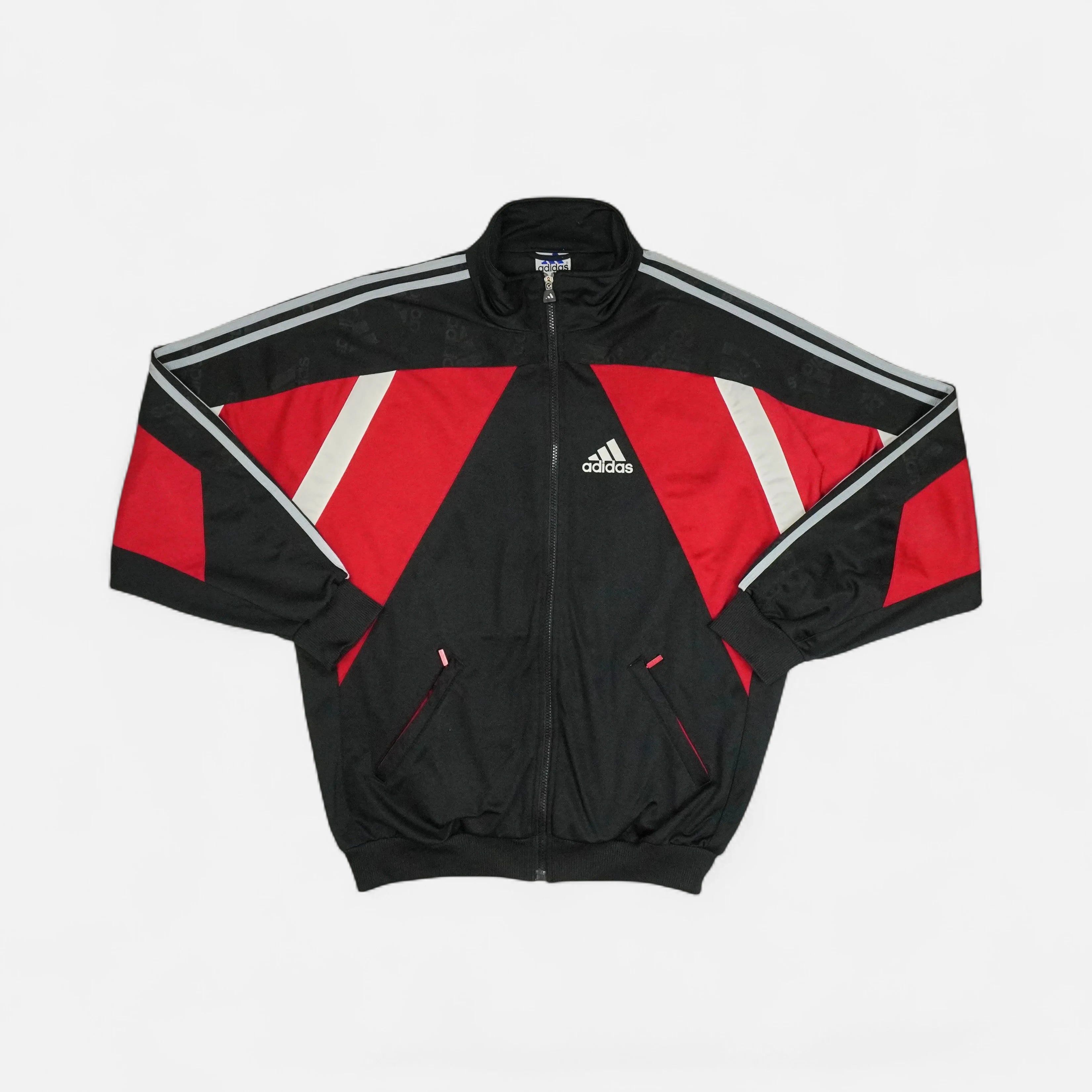Vintage Adidas Black Track Jacket (XL)