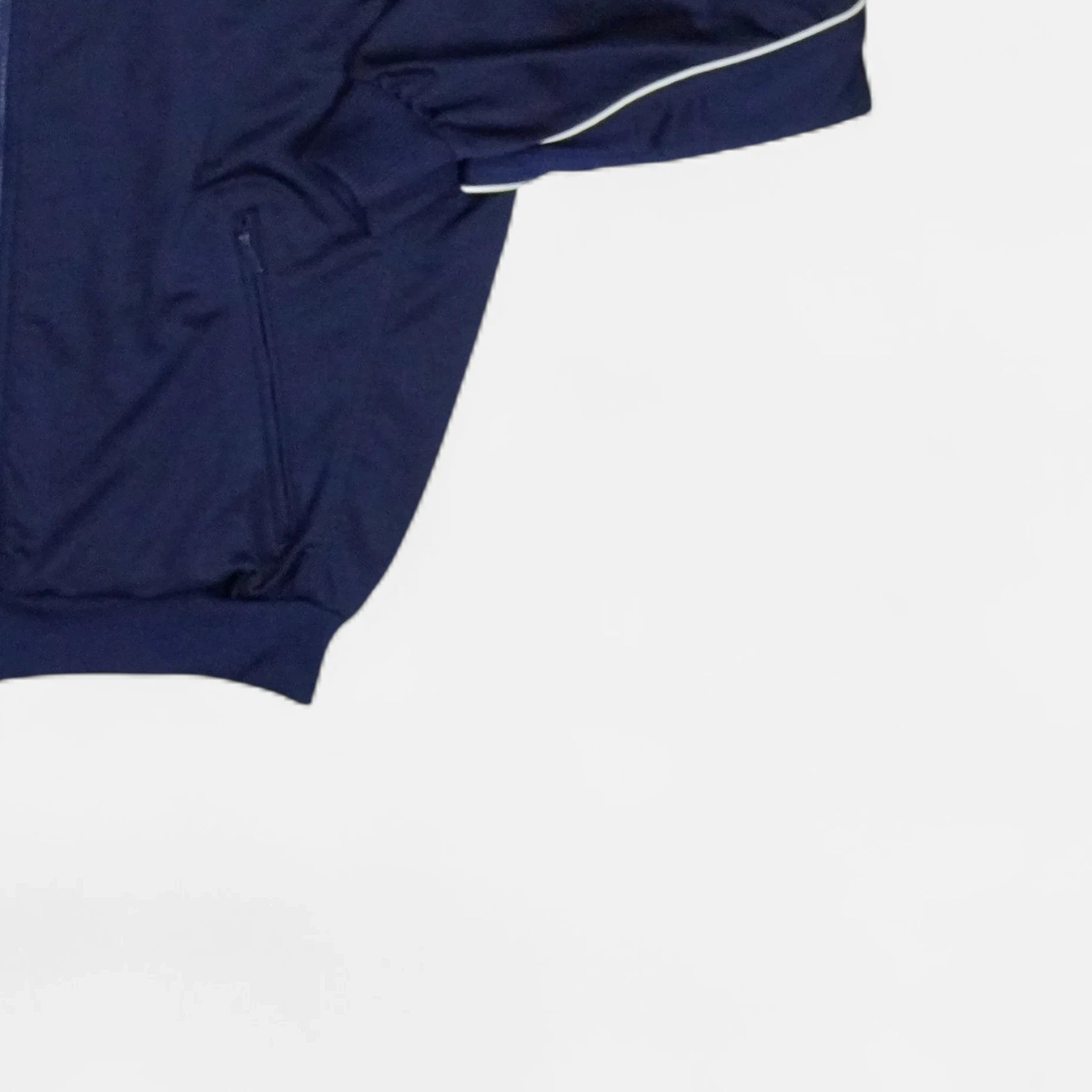 Vintage Adidas Navy Track Jacket (XL)