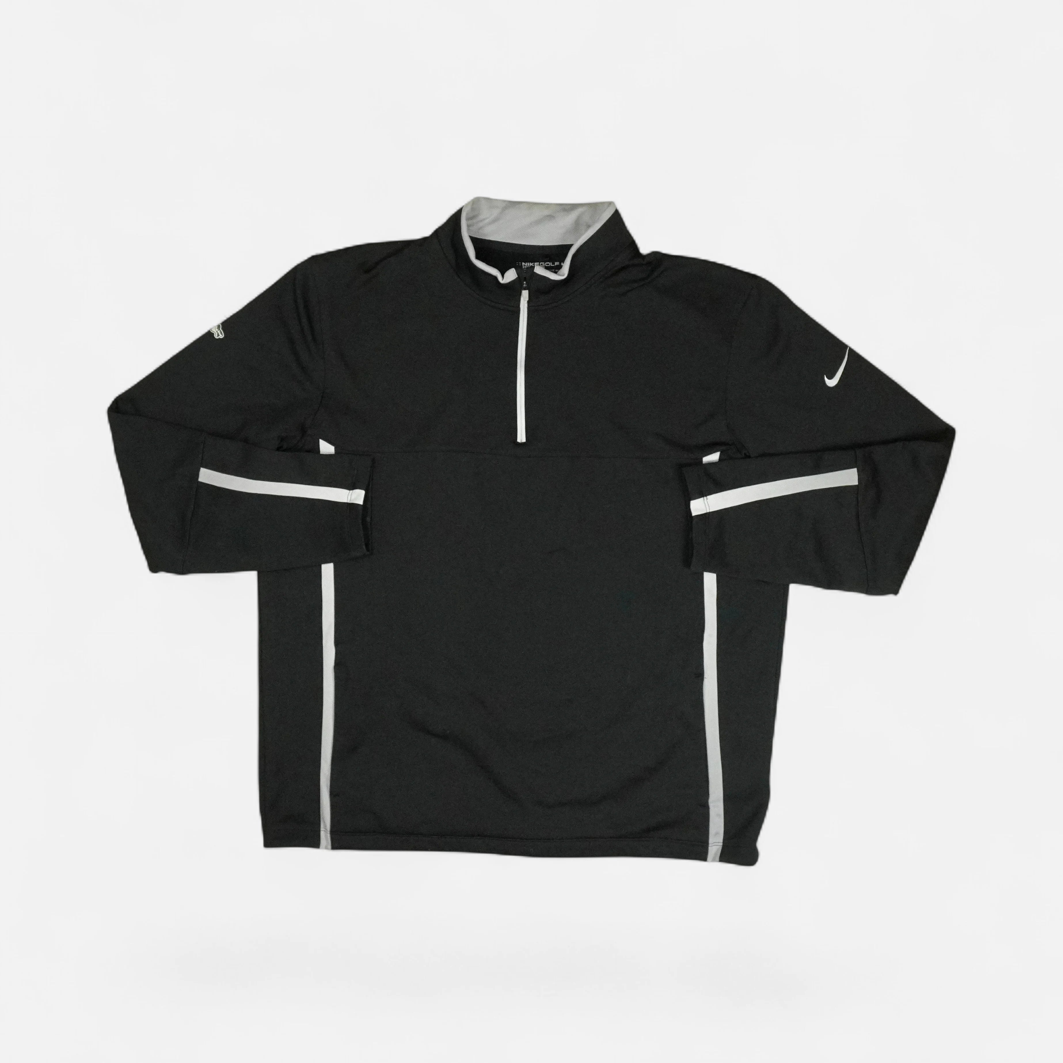 Vintage Nike Golf Black Long Sleeve Quarter-Zip Top (XL)