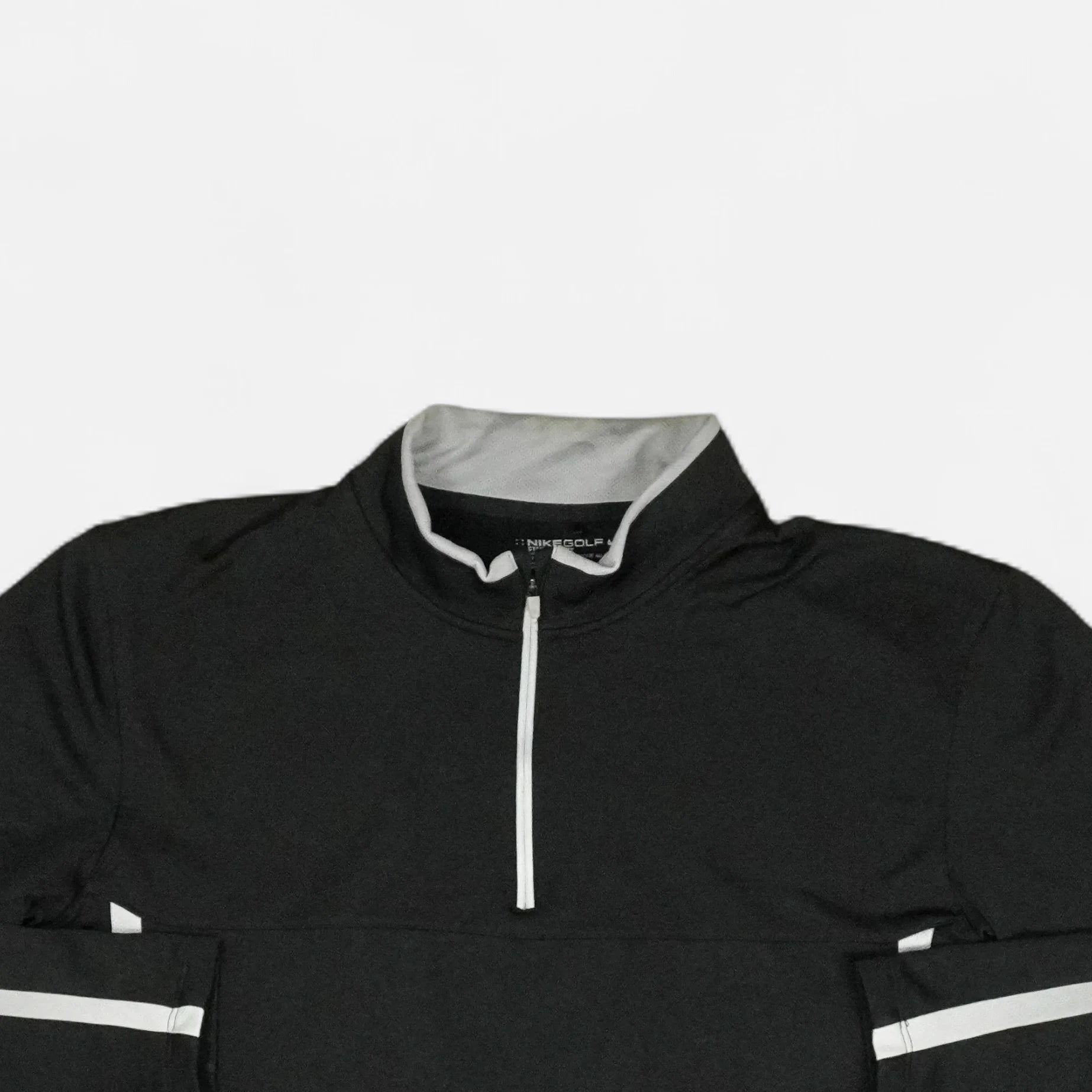 Vintage Nike Golf Black Long Sleeve Quarter-Zip Top (XL)