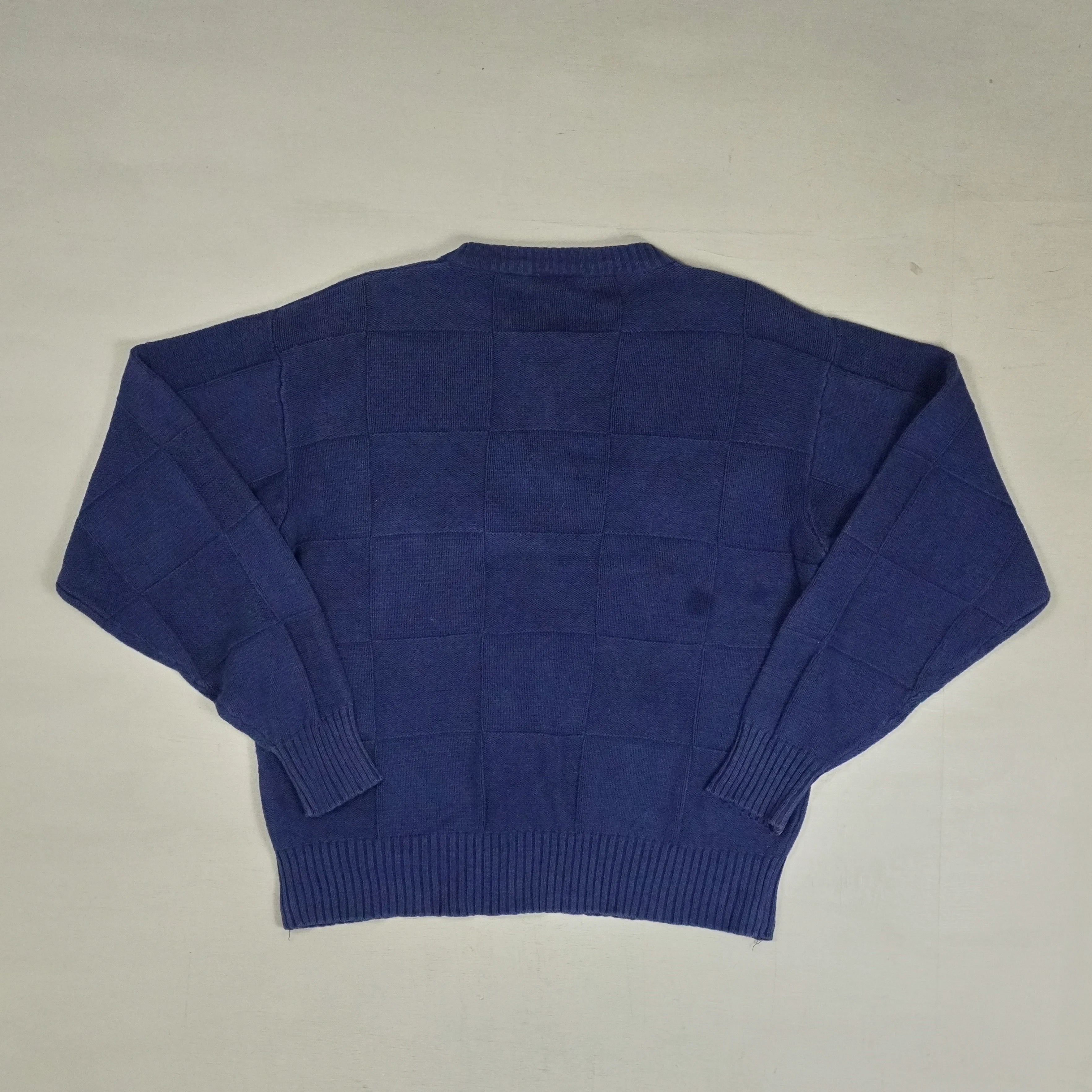 Vintage Lacoste Blue Knit Sweater (L)
