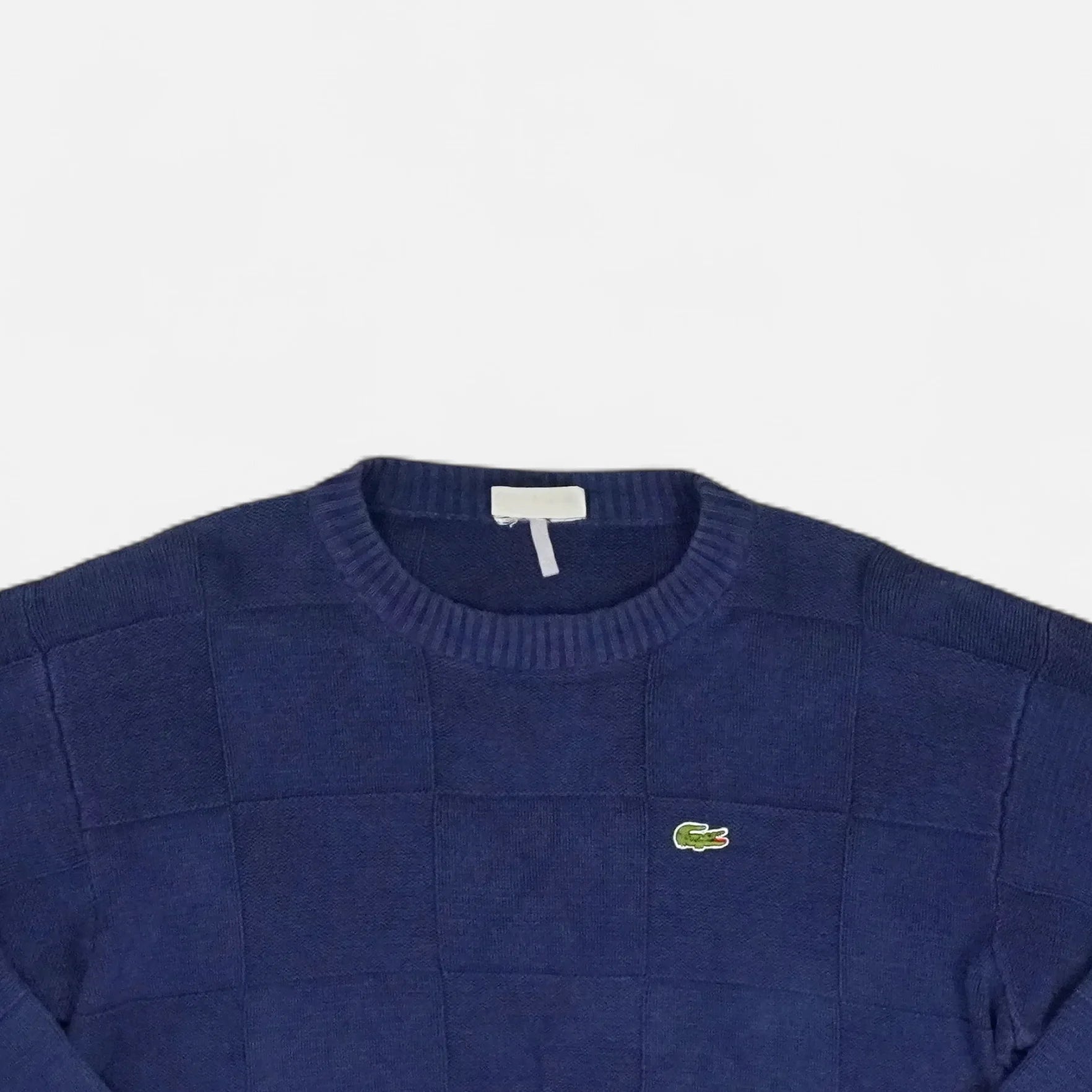 Vintage Lacoste Blue Knit Sweater (L)