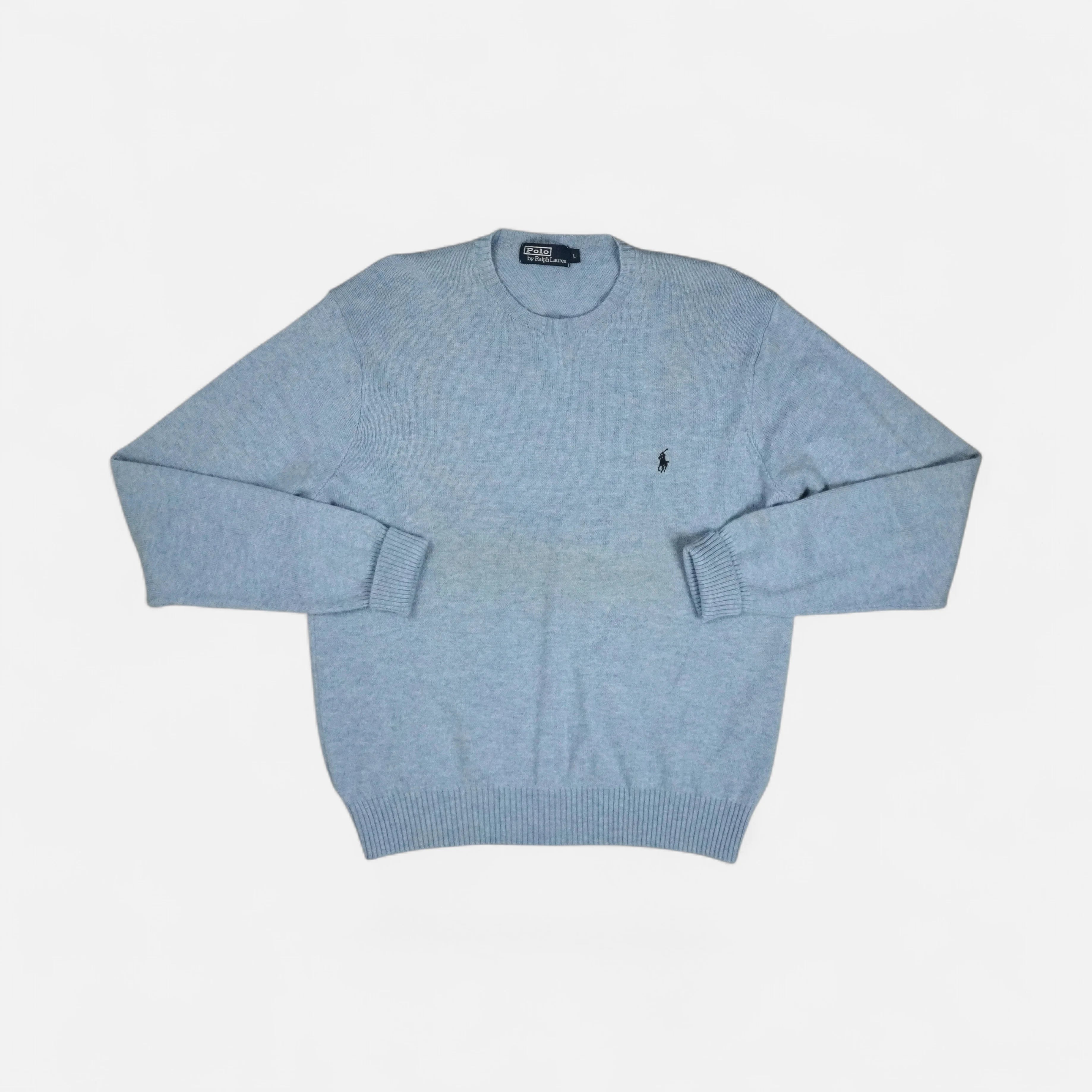 Vintage Polo Ralph Lauren Gray Sweater (XL)