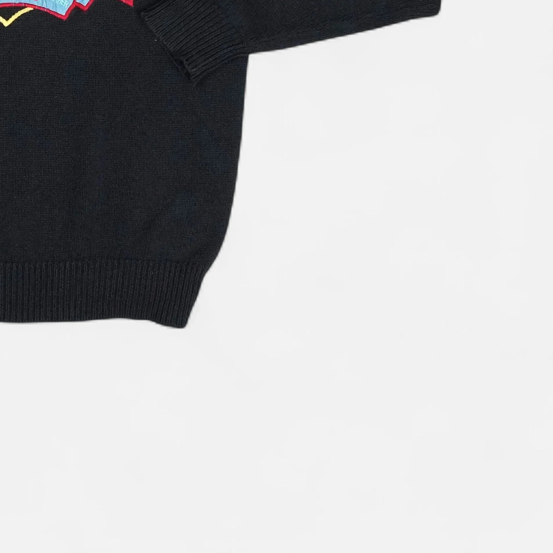 Vintage Adidas Black Sweater (XL)