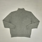 Vintage Polo Ralph Lauren Grey Quarter-zip Knit Jumper (XL)
