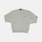 Vintage Ralph Lauren Grey Knit Jumper (M)