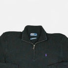 Vintage Polo Ralph Lauren Black Knit Jumper ( L )