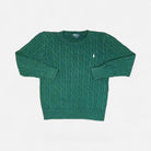 Vintage Polo Ralph Lauren Green Sweater Knit Jumper ( XXS )