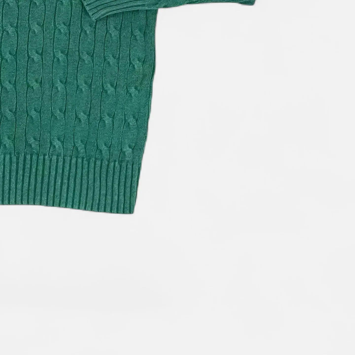 Vintage Polo Ralph Lauren Green Sweater Knit Jumper ( XXS )