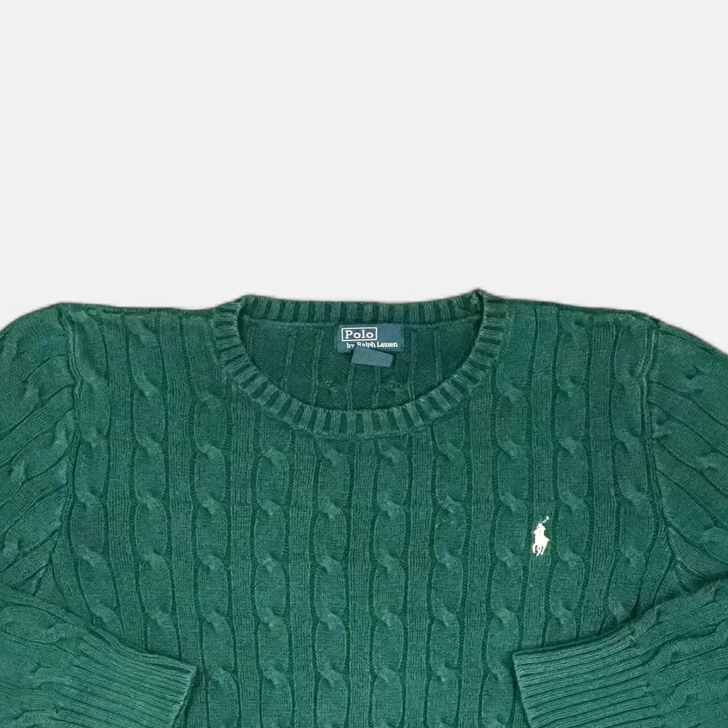 Vintage Polo Ralph Lauren Green Sweater Knit Jumper ( XXS )