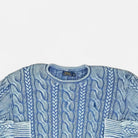 Vintage Ralph Lauren Blue Sweater Knit Jumper ( S )