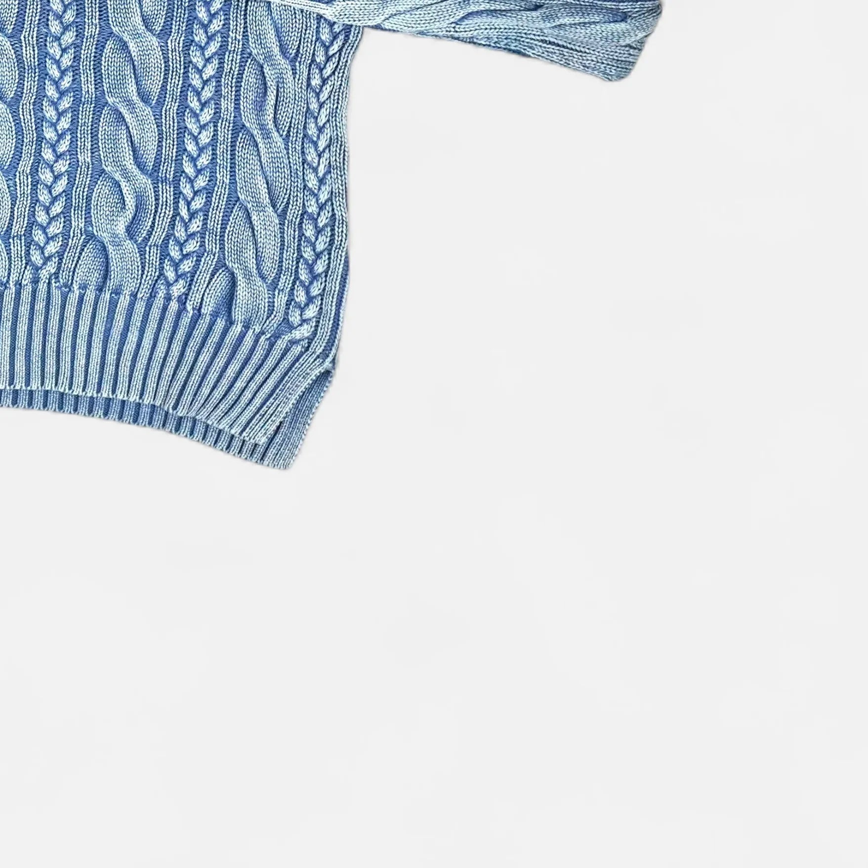 Vintage Ralph Lauren Blue Sweater Knit Jumper ( S )
