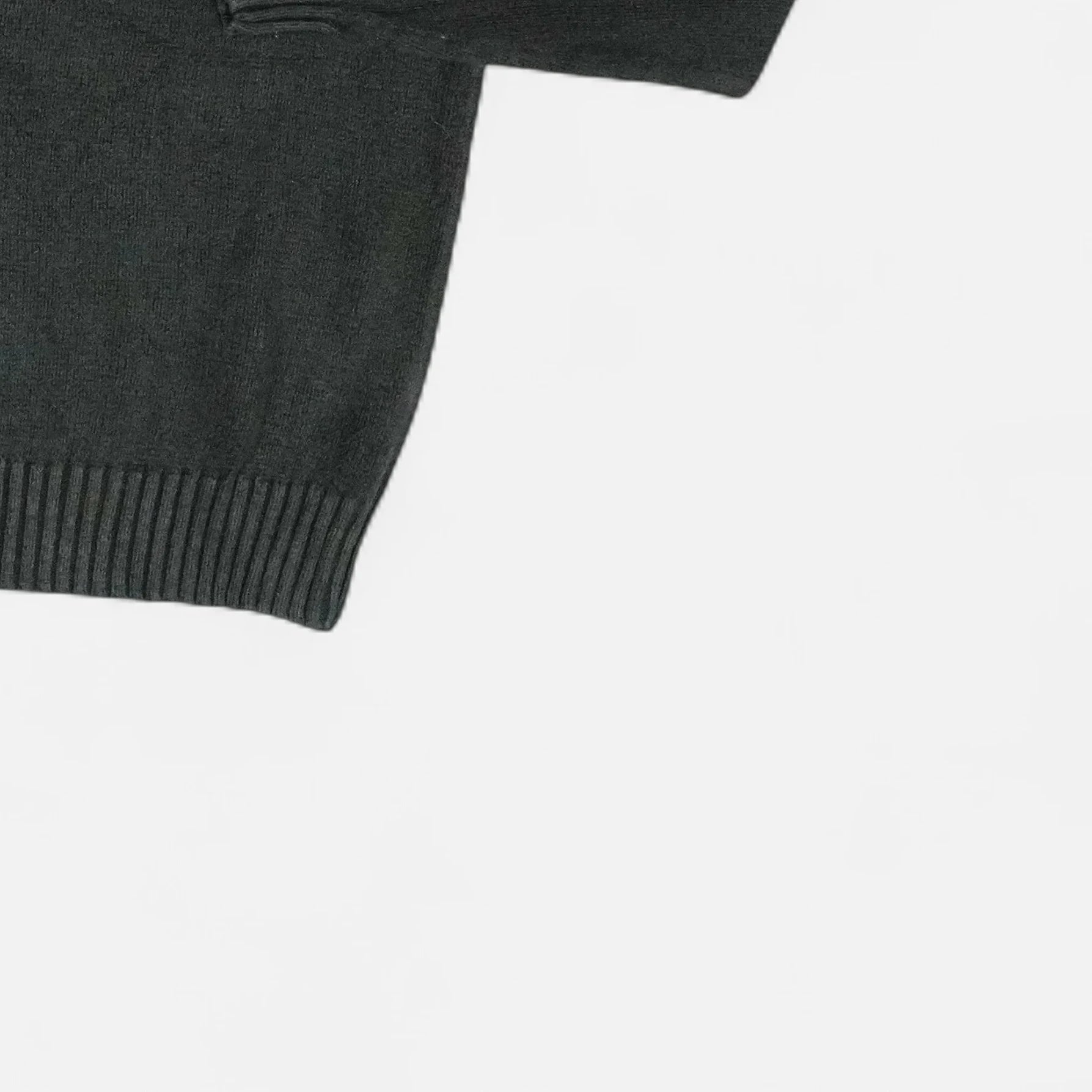 Vintage Polo Ralph Lauren Black Sweater Knit Jumper ( M )