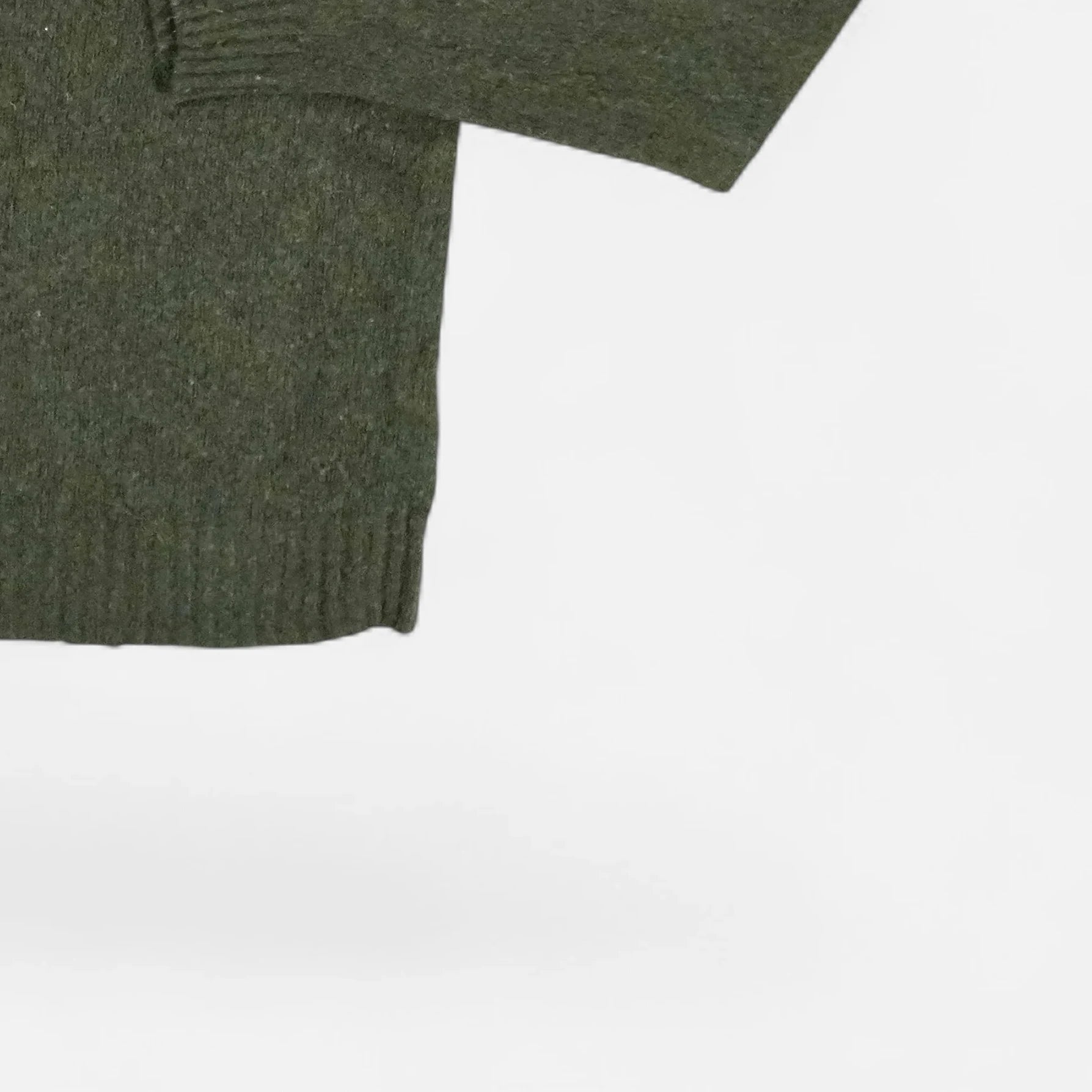 Vintage Green Sweater Knit Jumper ( M )