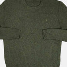 Vintage Green Sweater Knit Jumper ( M )
