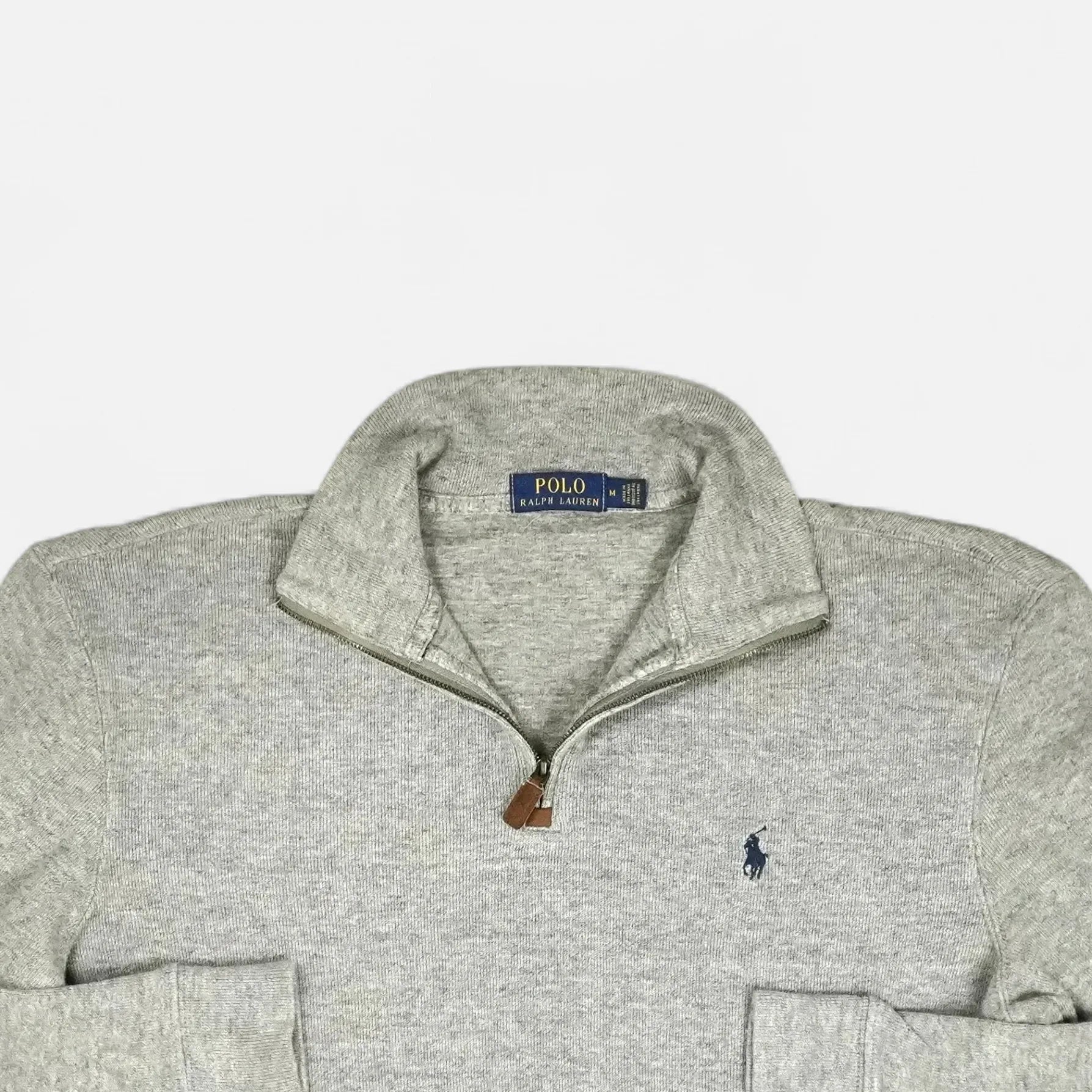 Vintage Ralph Lauren Gray Sweater Knit Jumper ( M )