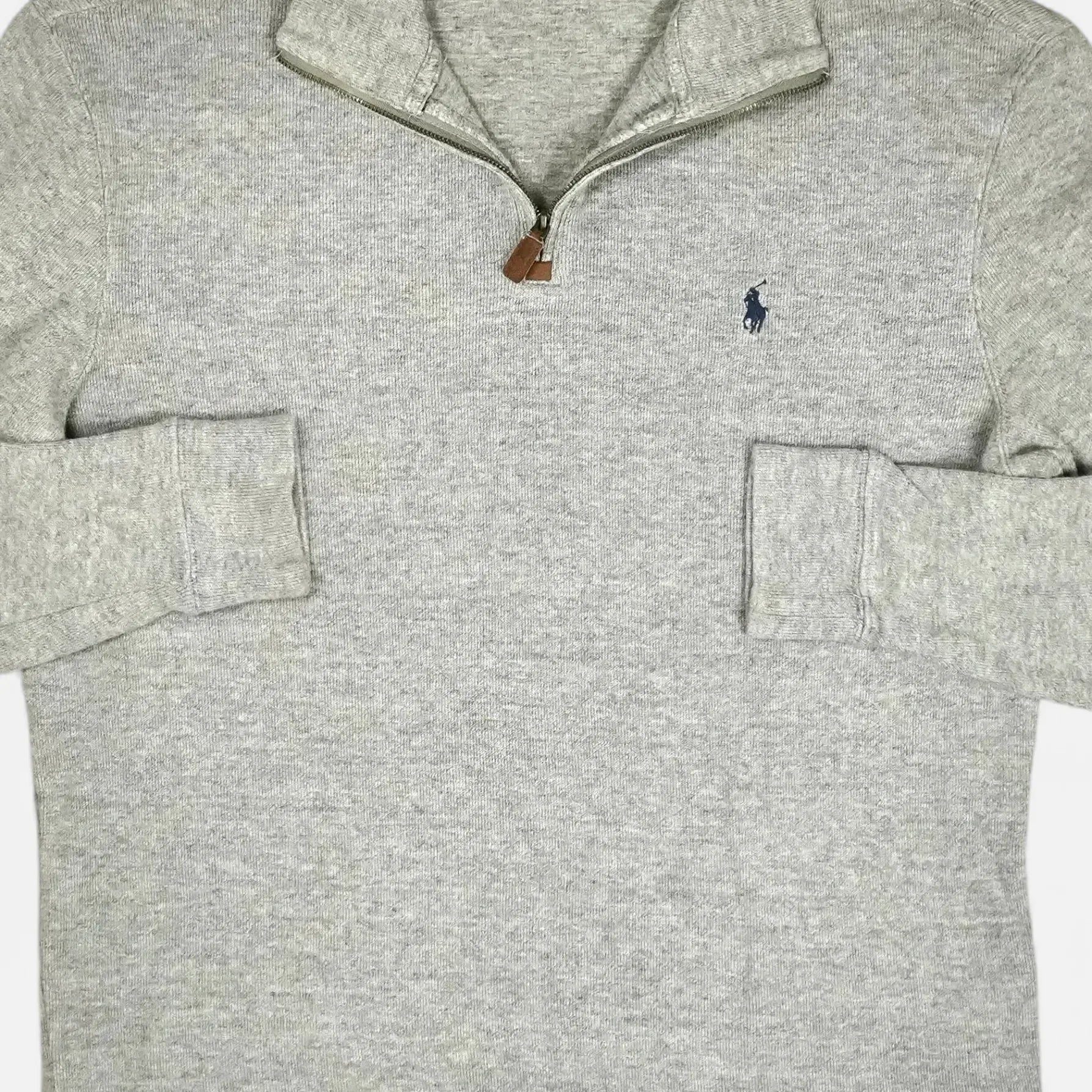 Vintage Ralph Lauren Gray Sweater Knit Jumper ( M )