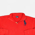 Vintage Polo Ralph Lauren Red Knit Jumper ( L )