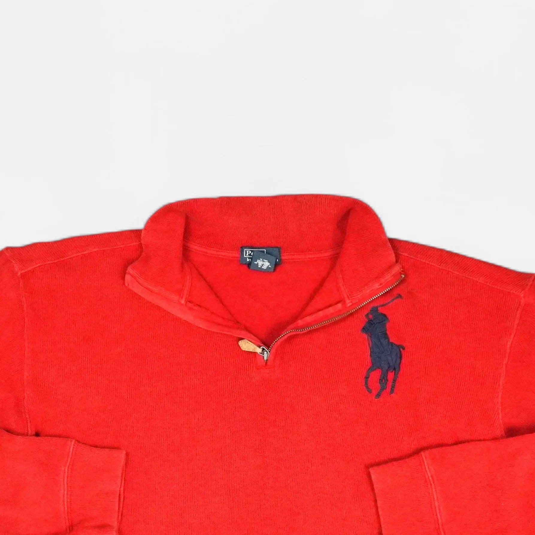 Vintage Polo Ralph Lauren Red Knit Jumper ( L )