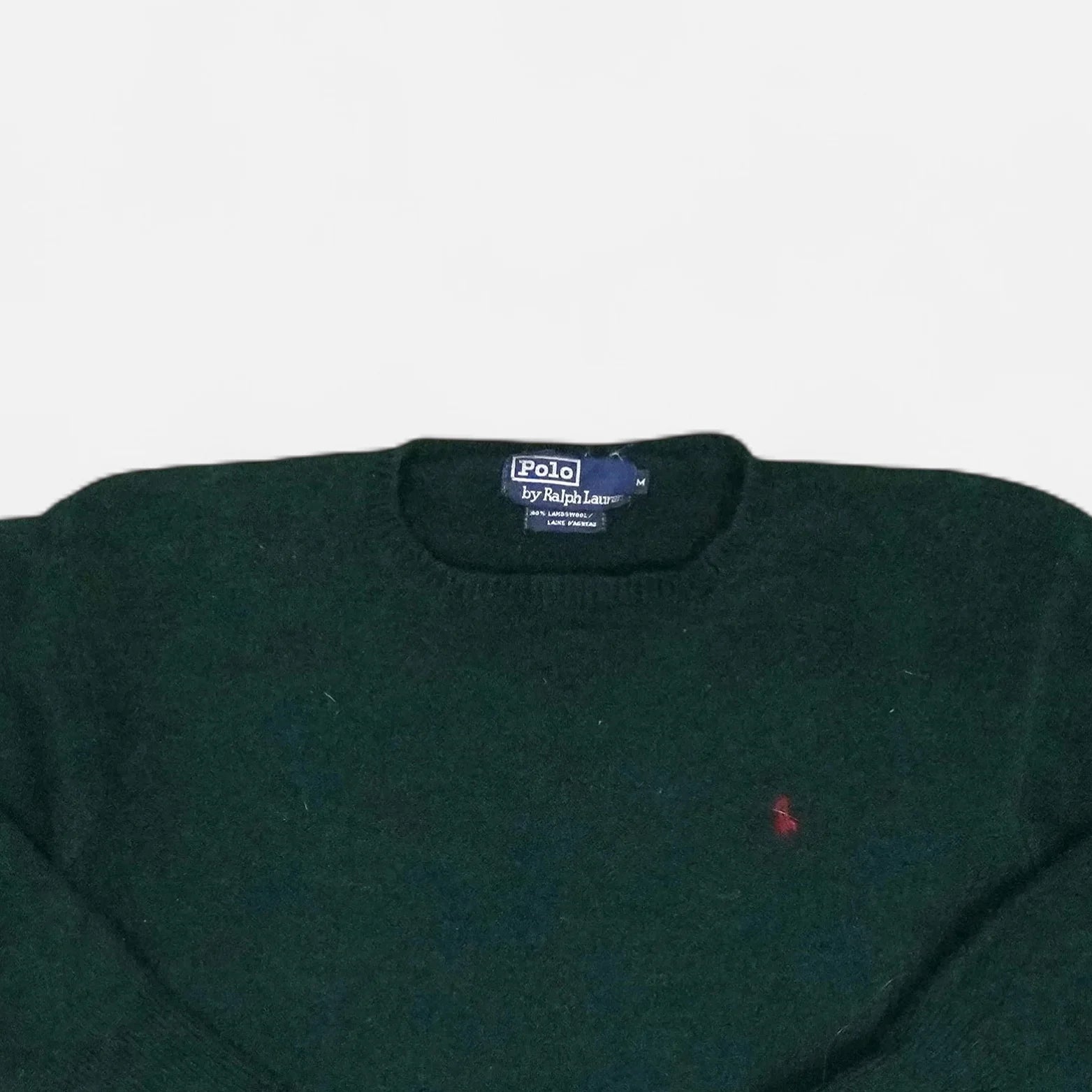 Vintage Polo Ralph Lauren Green Knit Jumper ( XXS )