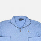 Vintage Polo By Ralph Lauren Blue Knit Jumper ( L )