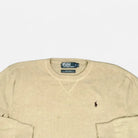 Vintage Polo Ralph Lauren Beige Knit Jumper ( M )