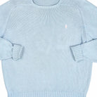 Vintage Polo Ralph Lauren Blue Knit Jumper ( XL )