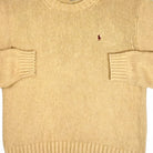 Vintage Polo Ralph Lauren Beige Knit Jumper ( L )